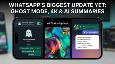 WhatsApp Just Changed Forever: Introducing ‘Ghost Mode’ and 4K Status Updates