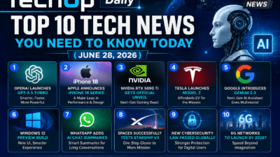 Tech0p Daily: Top 10 Tech News You Need to Know Today (June 28, 2026)