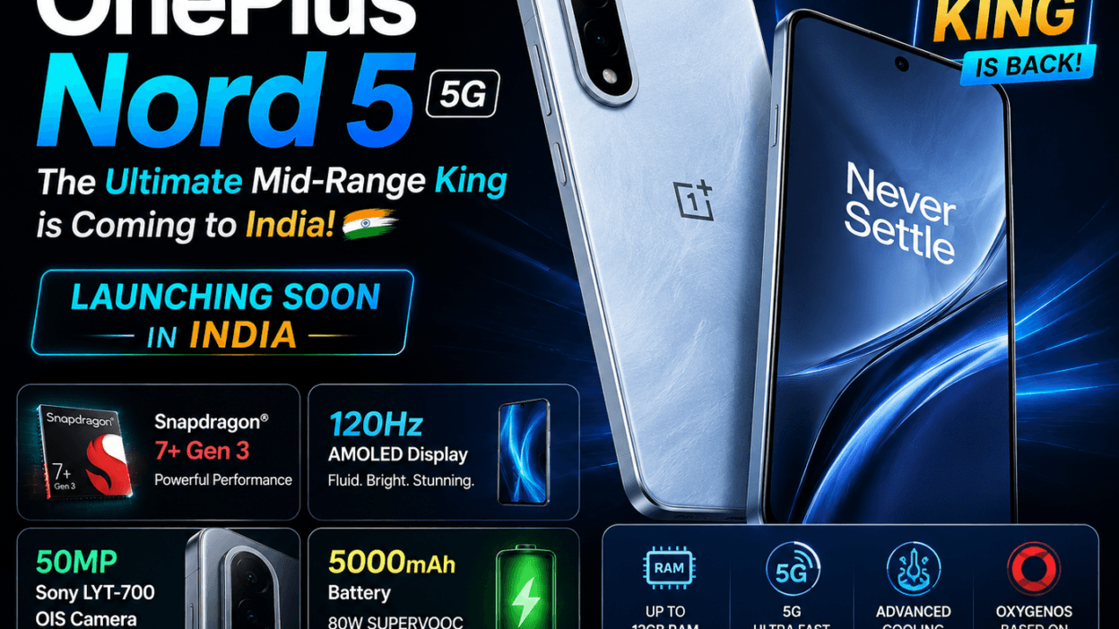 OnePlus Nord 5 5G: The Ultimate Mid-Range King is Coming to India!