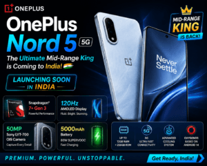 OnePlus Nord 5 5G: The Ultimate Mid-Range King is Coming to India!